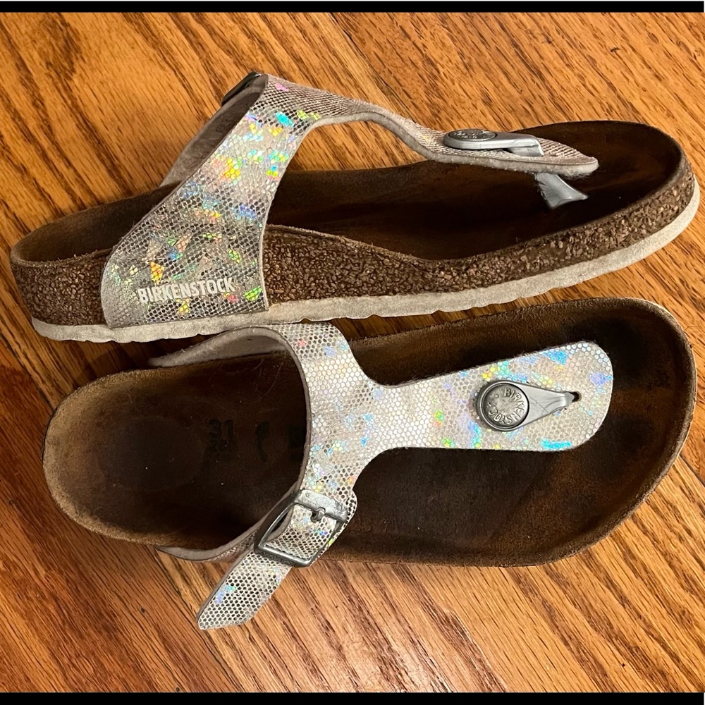 Birkenstock Youth Sandal, Silver